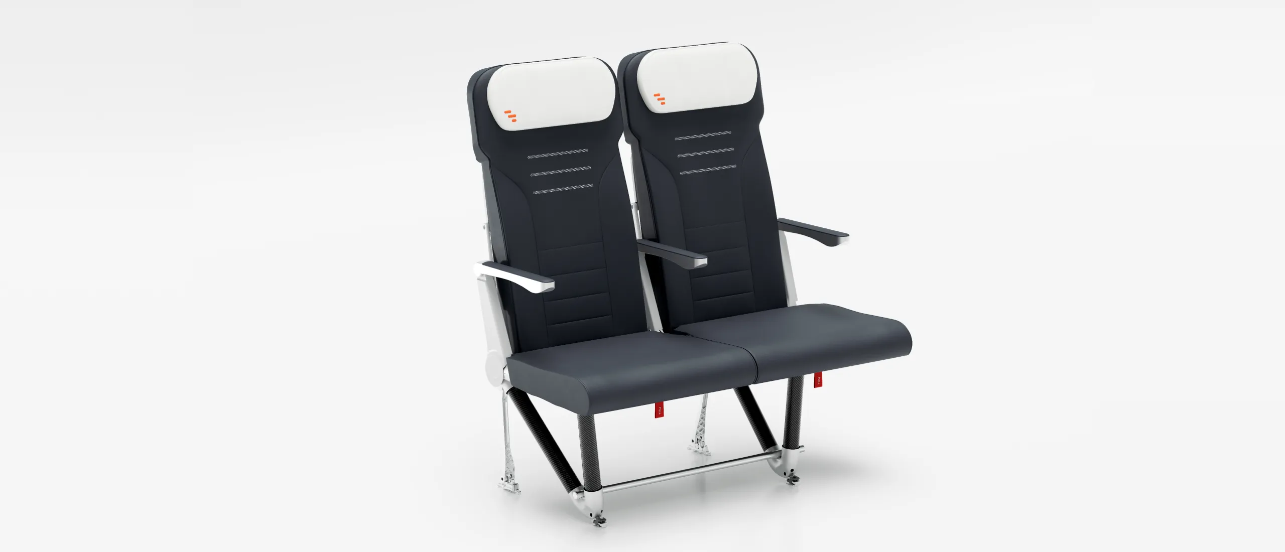 expliseat TiSeat 2V ultra-light seat for turboprop aircraft